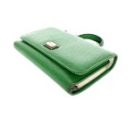 Dolce & Gabbana DG Logo Grainy Leather Top Handle Crossbody Bag